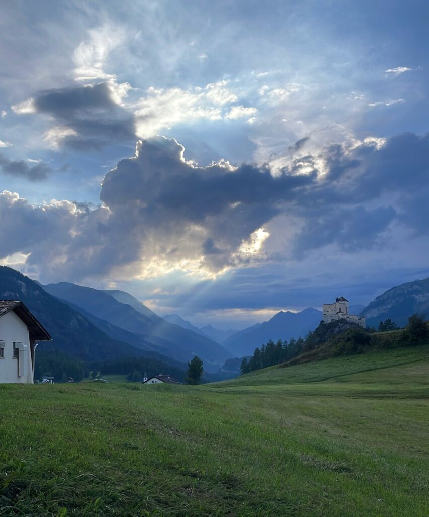 Gemeinsam Wolken beobachten